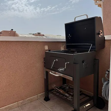 Luminoso Adosado Con Terraza, Bbq Y Piscina Junto Al Mar Santa Pola