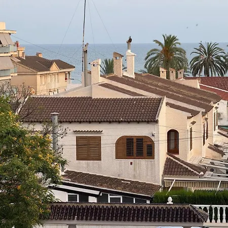 Luminoso Adosado Con Terraza, Bbq Y Piscina Junto Al Mar Semesterbostad Santa Pola